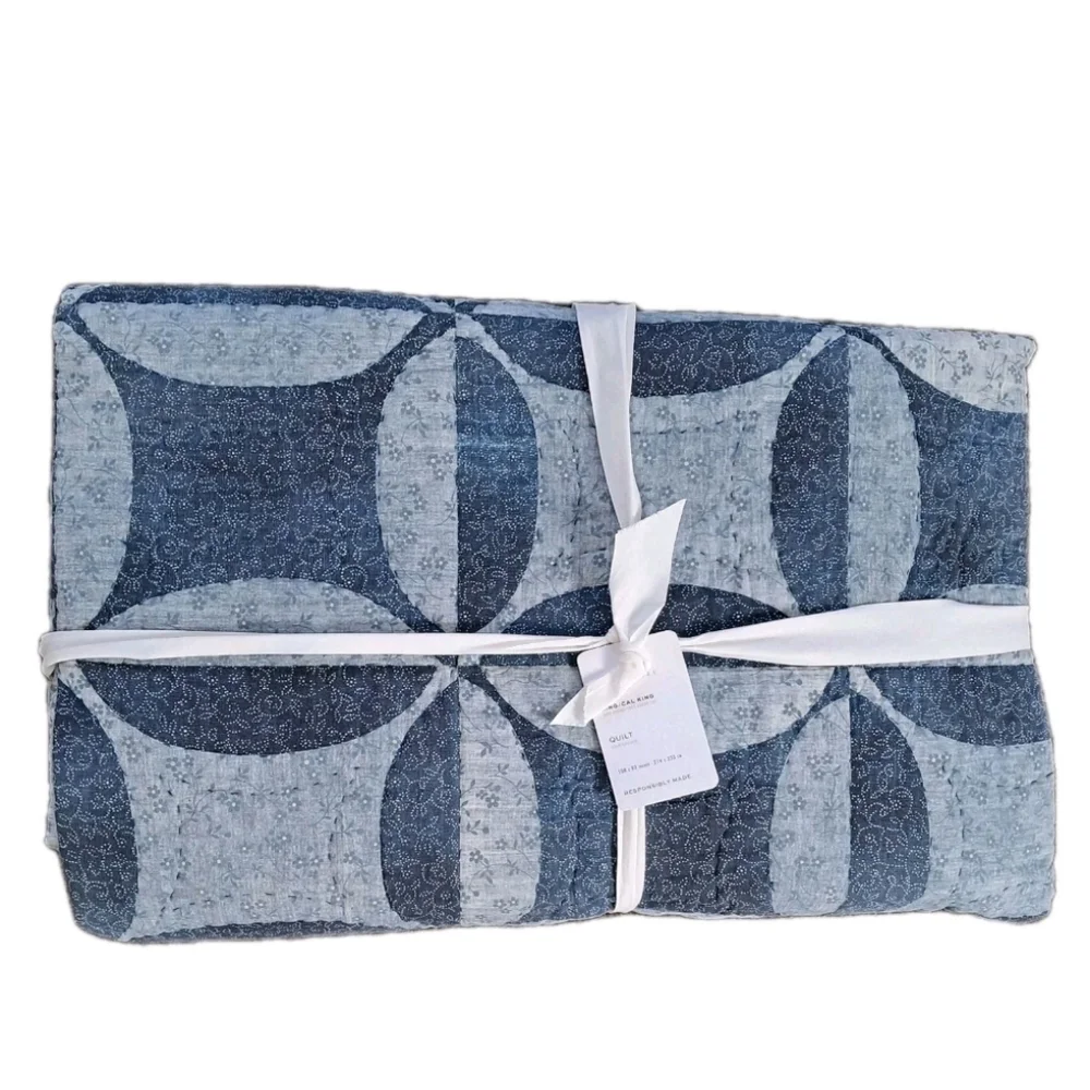 Pottery Barn Harper Quilt King/Cal King Cotton